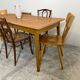 Vintage dining table – tapered legs – 1950s-1960s