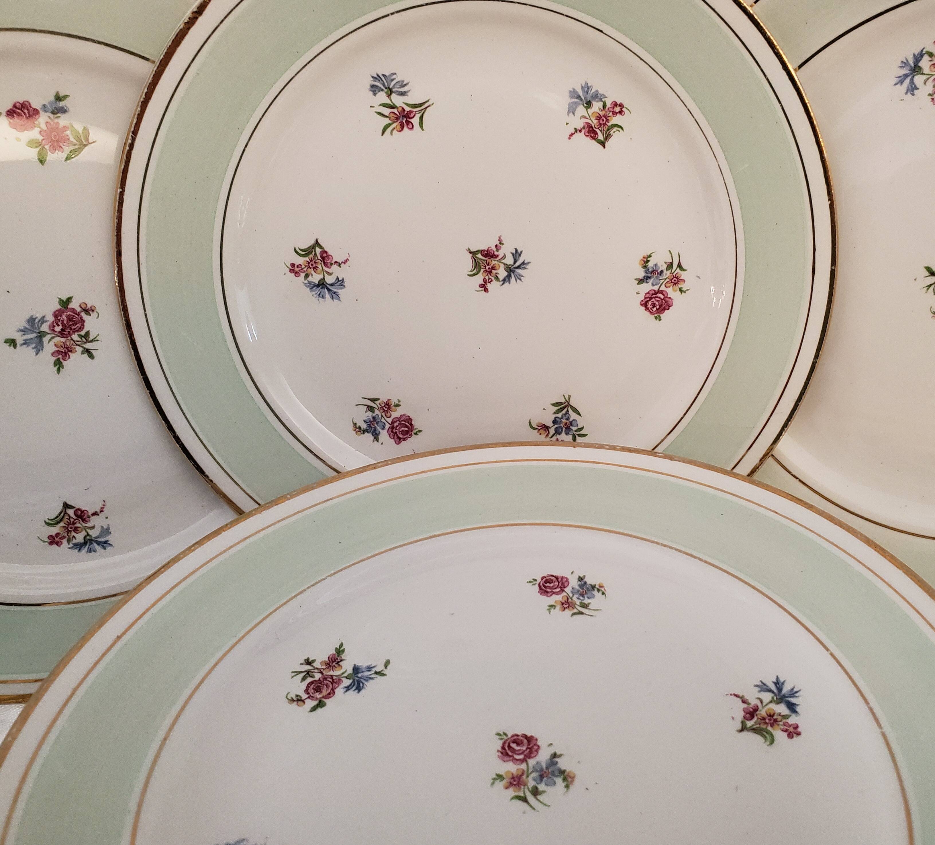 50's dessert plates