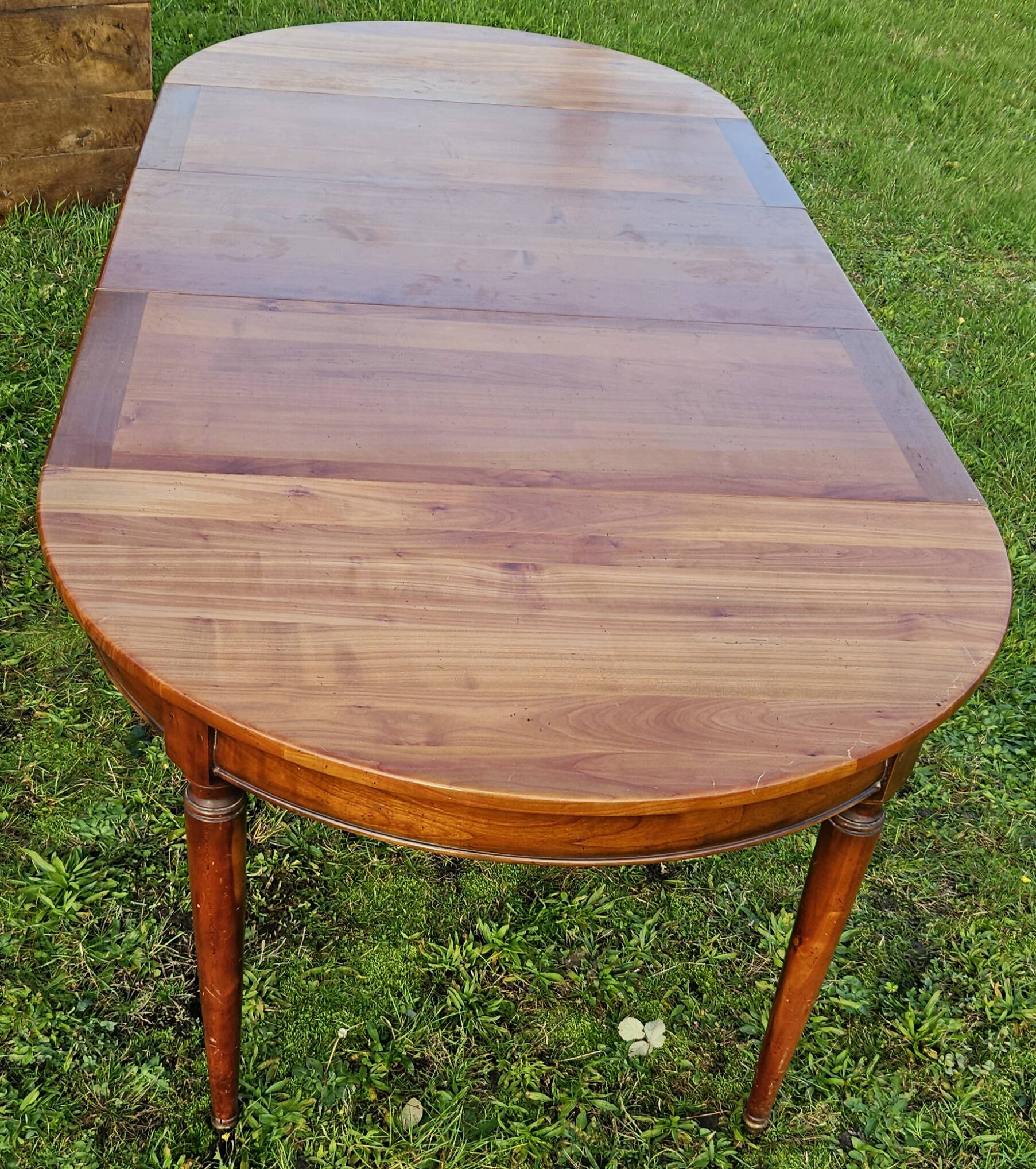 Table ronde avec rallonges
