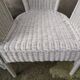Paire de fauteuils en rotin vintage