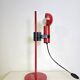 70s Red Table Lamp fully adjustable