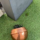 Cache copper pot hammered guaranteed villedieu