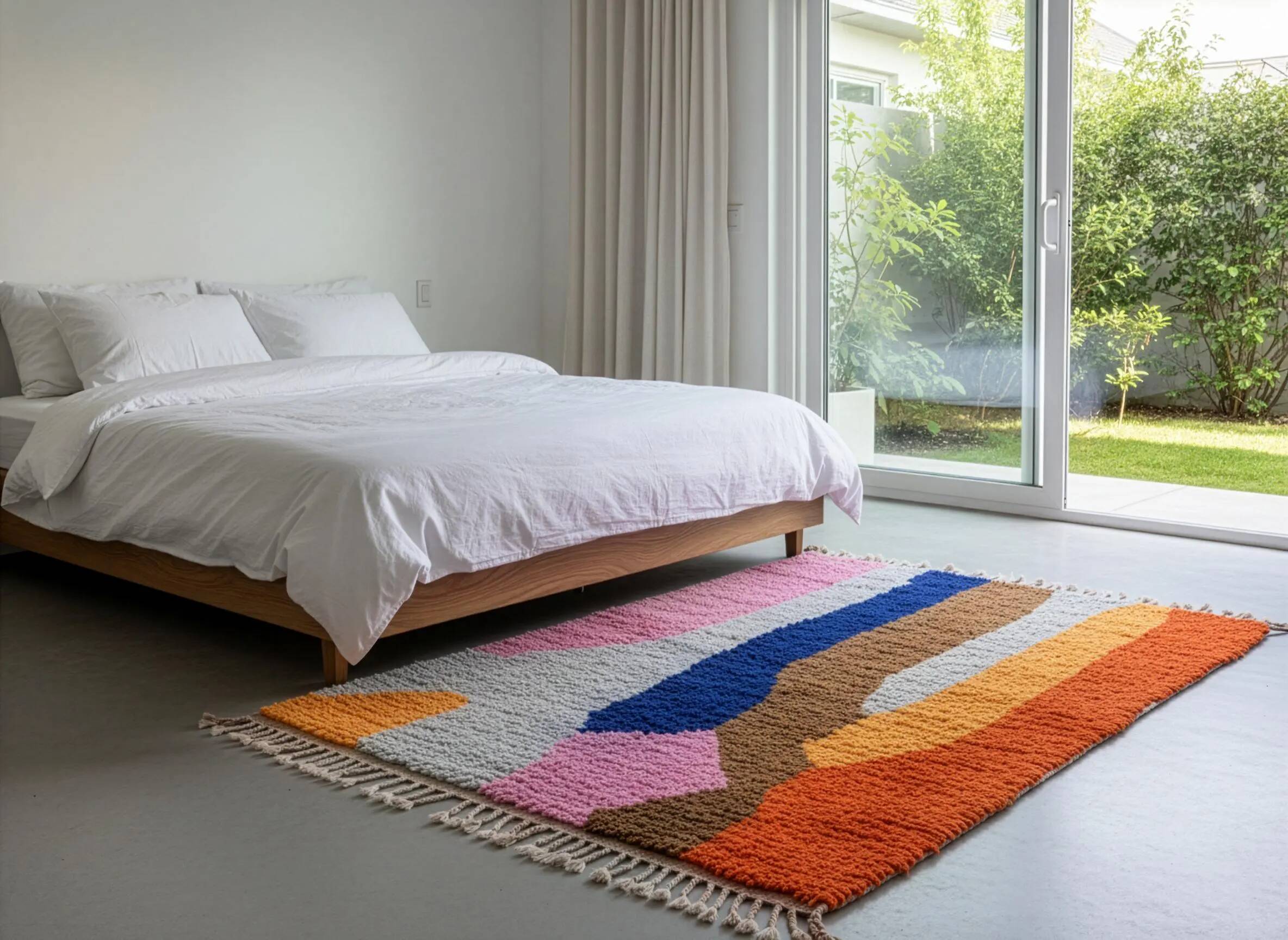 Traditional wool rug Morocco 2.5 x 1.5 m