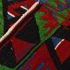 Geometric Blue & Green Vintage Kilim Rug, 154x305Cm
