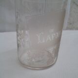 Deux anciens verres gobelets gravé Souvenir