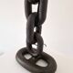 Brutalist lamp foot in boat chain links 1950