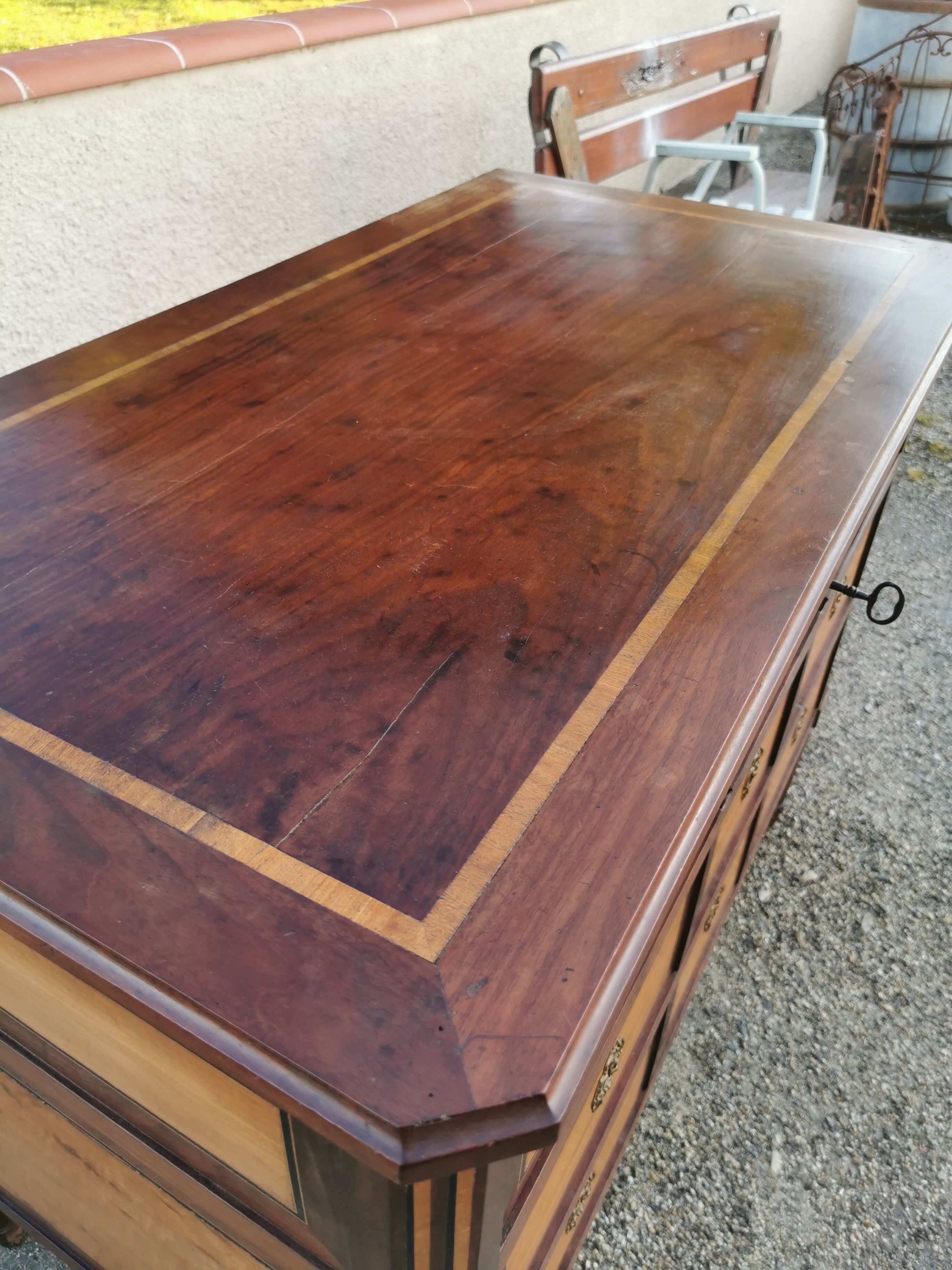 Louis XVI style chest of drawers