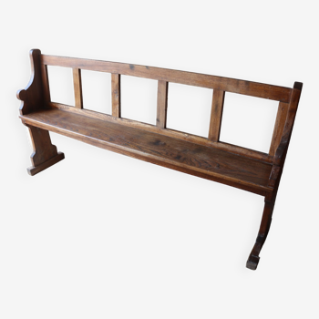 Oak church bench