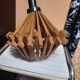 Vintage wooden pendant light