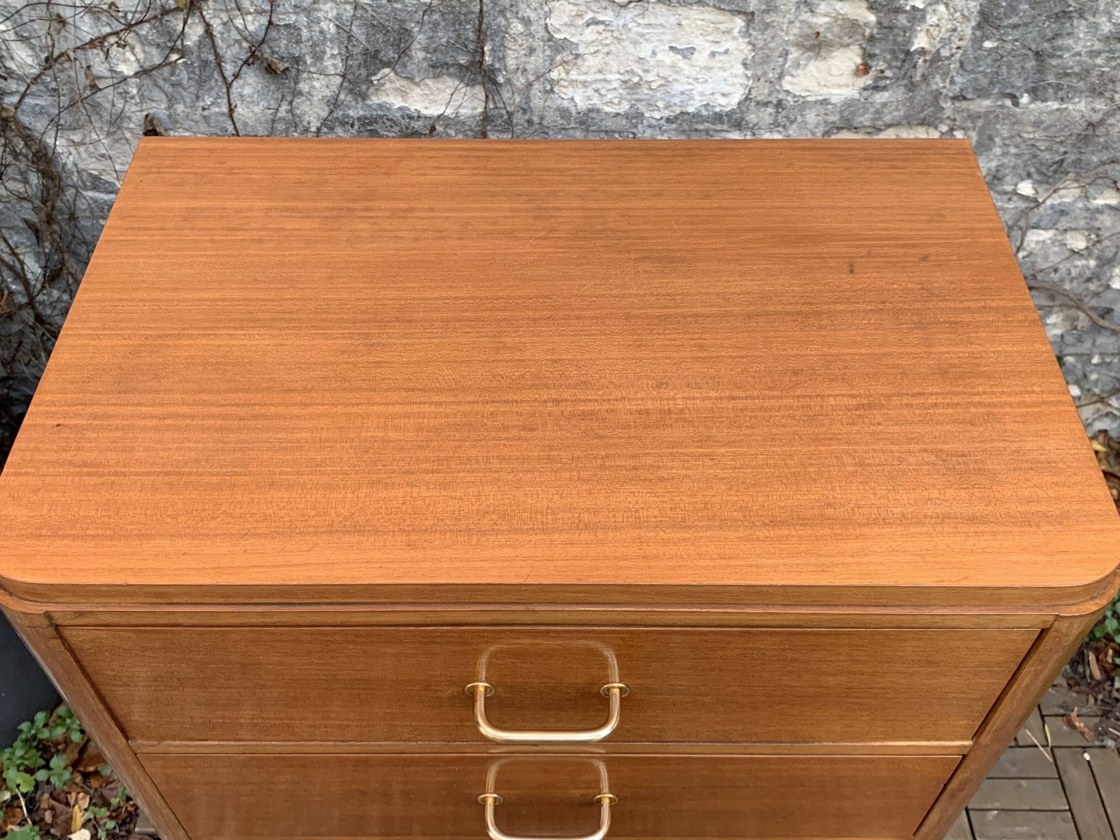 Vintage chest of drawers with compass feet 1960 H112