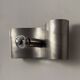 Vintage wall light, brushed metal, France, 1970