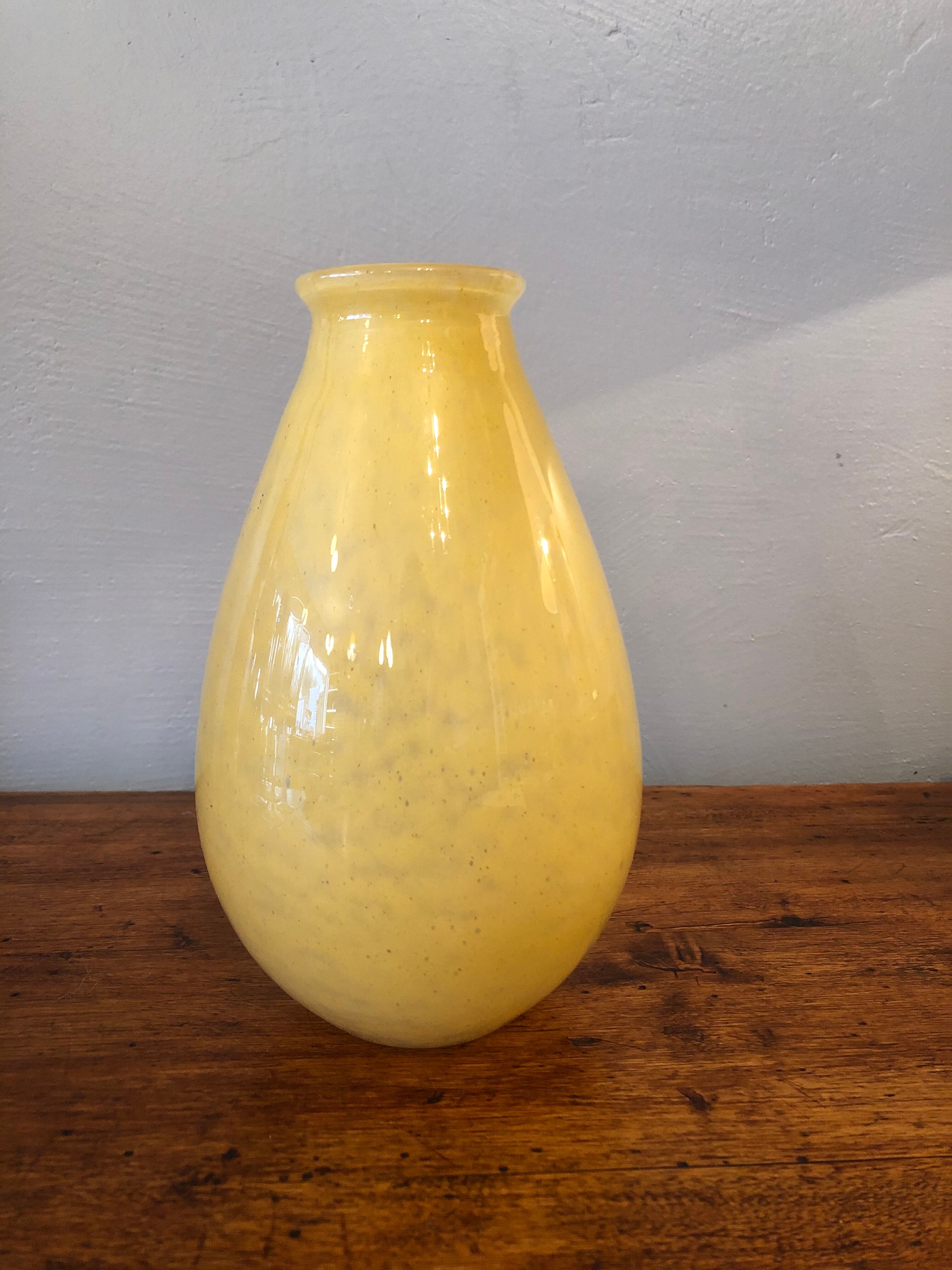 Blown glass vase
