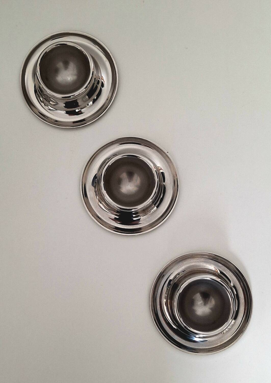 Vintage stainless steel egg cup