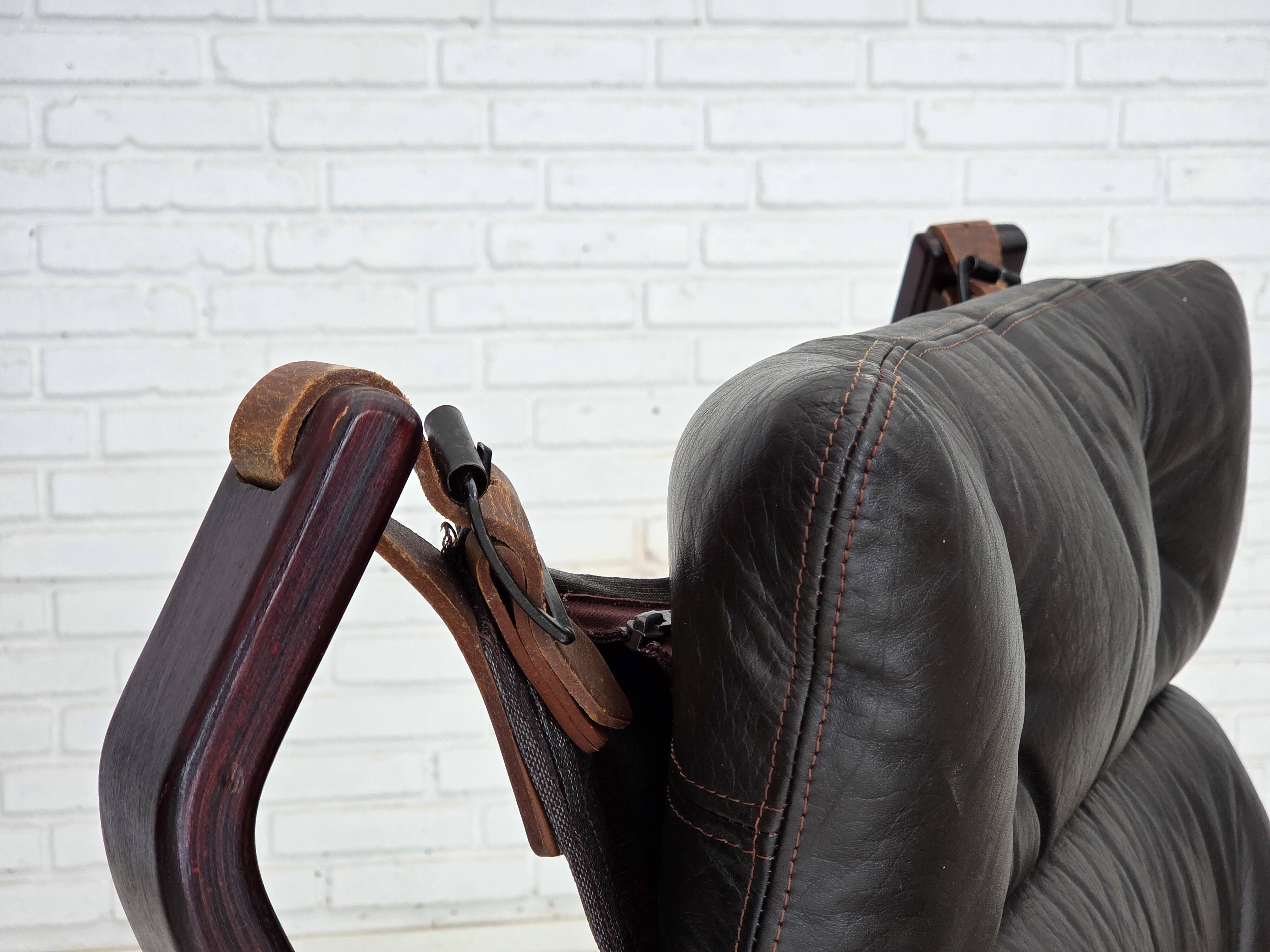 1970s, Norwegian design by Sigurd Ressel, lounge chair model "Falcon".