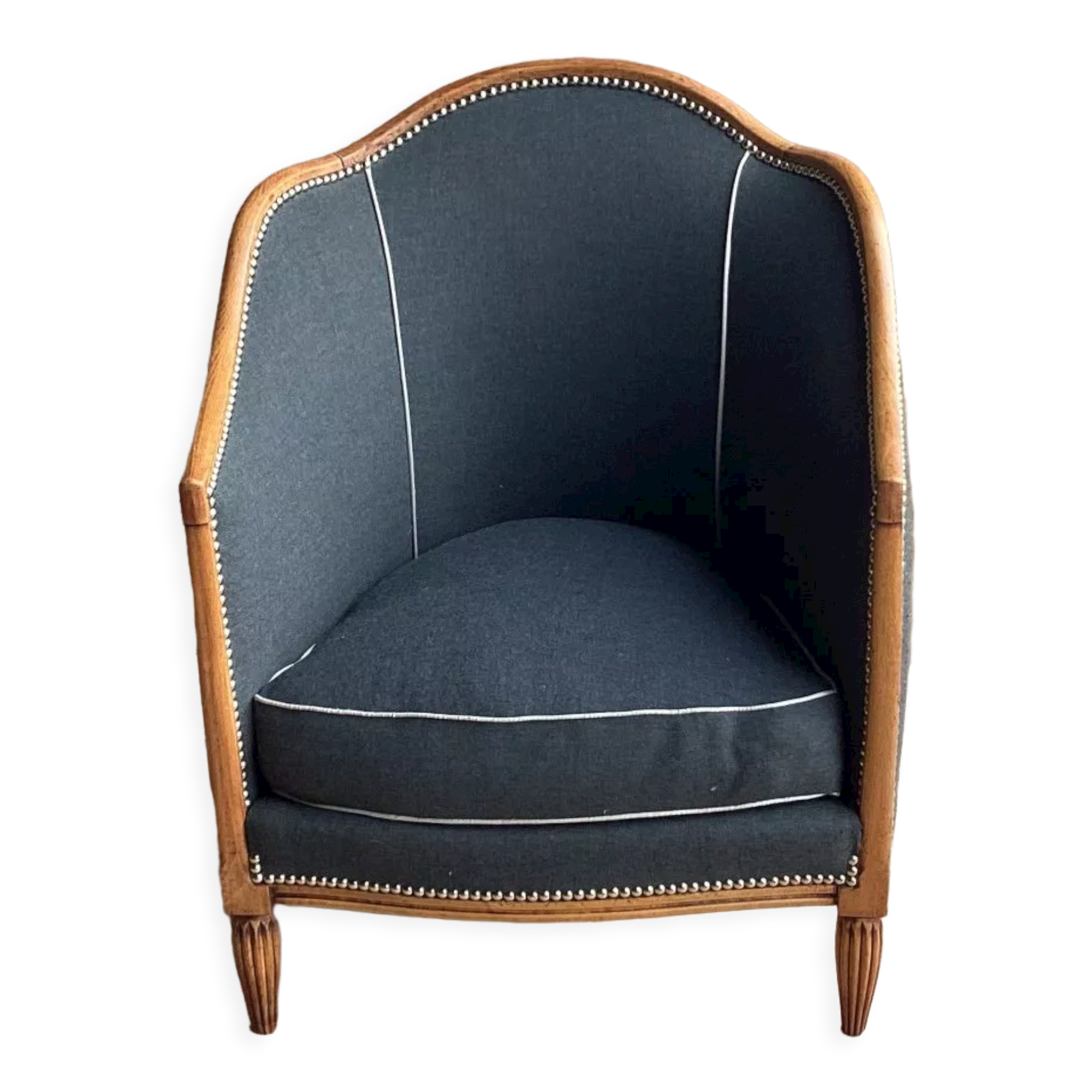 Armchair shepherdess gondola Art Deco 1930 redone