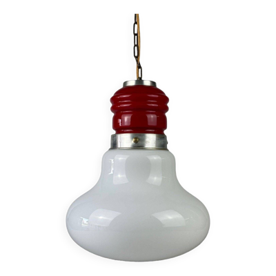 Lampe mazzega murano plafonnier en verre italie space age 60s 70s
