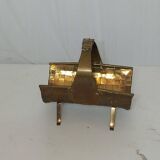 Brass Magazine Rack, 40s