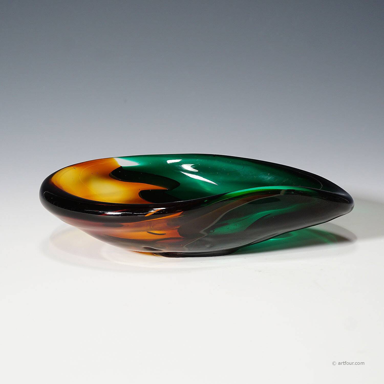 Vintage Murano glass bowl by Salviati & C. circa 1960