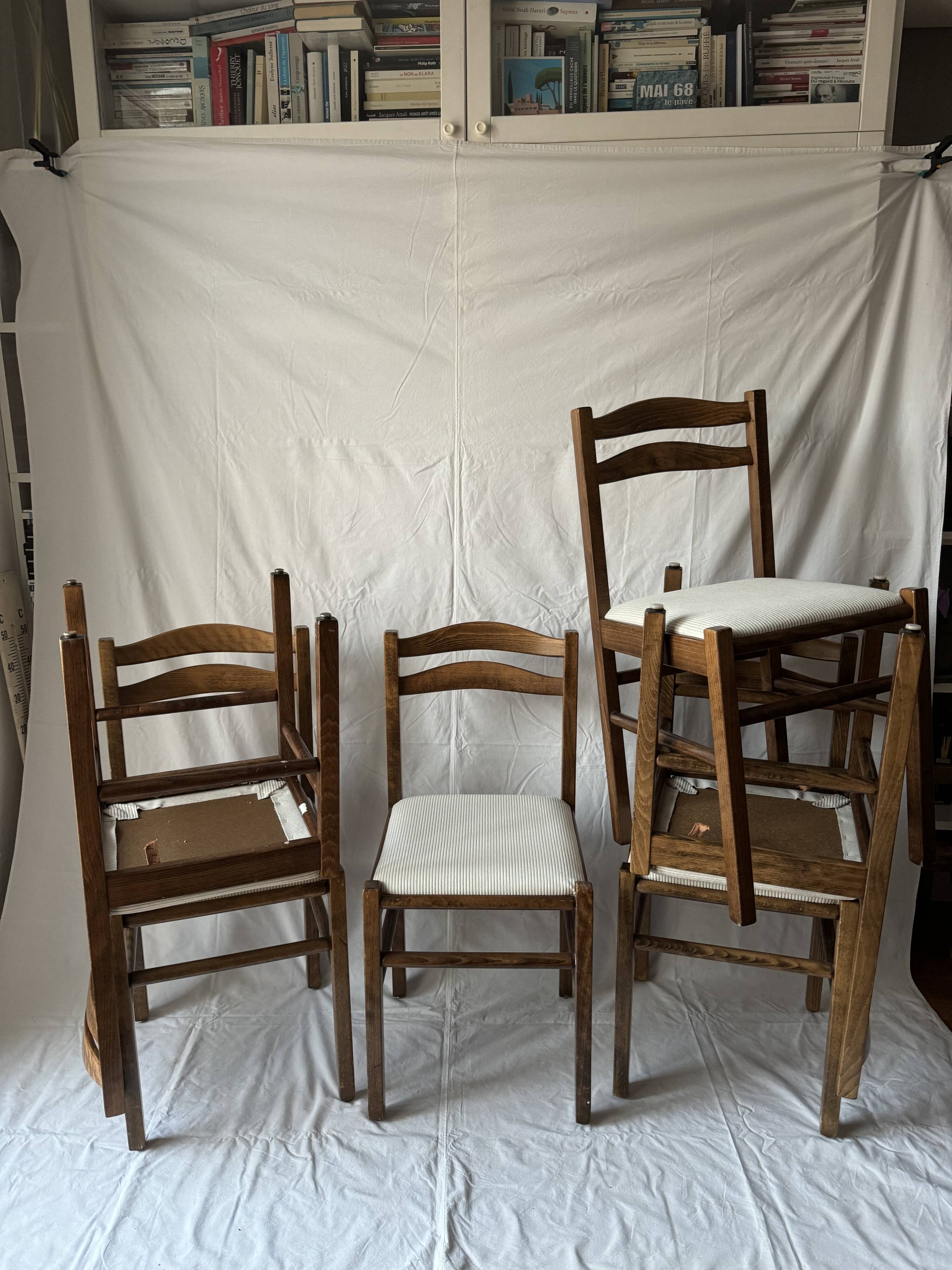 Set of 6 Baumann chairs