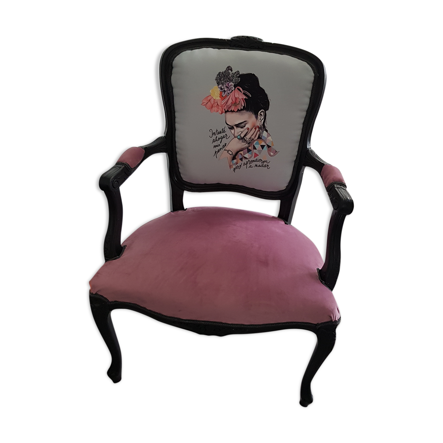 Fauteuil style Louis XV Frida Kahlo