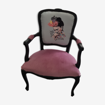 Fauteuil style Louis XV Frida Kahlo