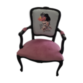 Fauteuil style Louis XV Frida Kahlo