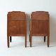 Pair of Amsterdamse School nightstands by J.J. Zijfers