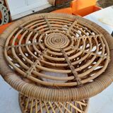 Vintage Rattan Stool "1915"