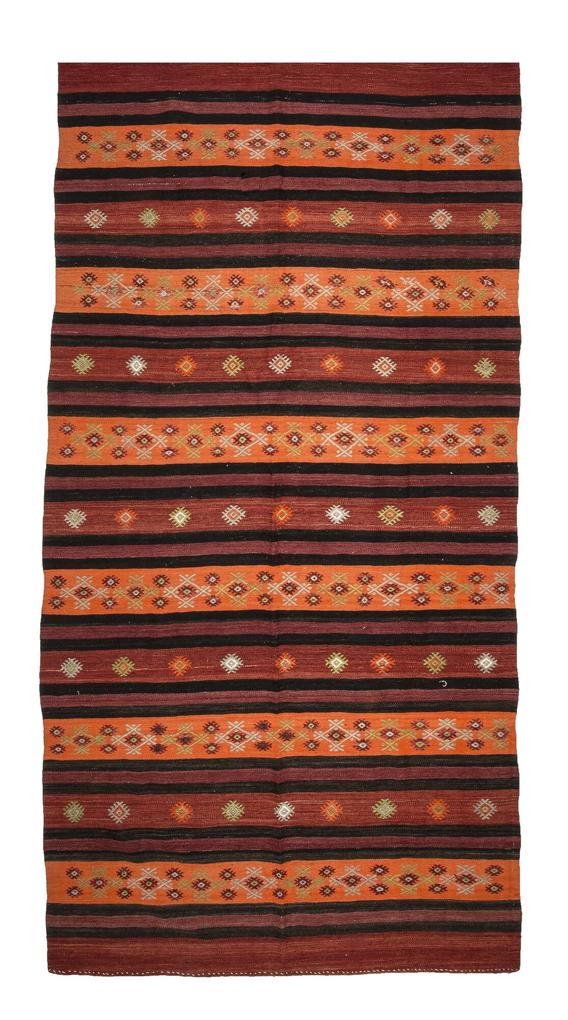 Turkish kilim rug, 351x180 cm, MYK-852