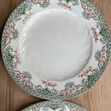 6 flat plates Longwy Bruges