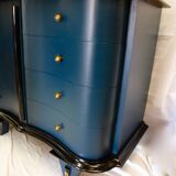 Commode bleue et noire, XXe siècle