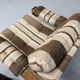 Vintage 1970s design armchair made of wood and fabric.