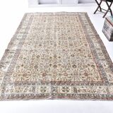 6x10 Floral Turkish Vintage Rug 199x309Cm SK 240627