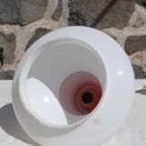 Suspension in opaline and wood