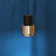 Suite de 4 suspensions space age en inox brossé