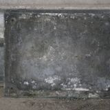 Antique street sign, cast iron, 19th century