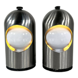 Pair of Selene chrome lamps by ABM, 1960