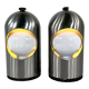 Pair of Selene chrome lamps by ABM, 1960
