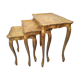 3 tables gigognes florentines or et vert