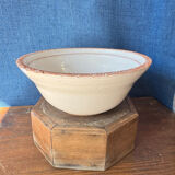 Large vintage Biot coupe in glazed ceramic, French craftsmanship.