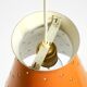 Beautiful Mid Century Modern Diabolo perforated metal sheet pendant lamp