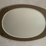 Vintage smoked mirror, 81x58 cm