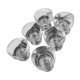 Baccarat crystal champagne coupes, (Haut-Brion model?)