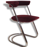 Suite of six dining room chairs
