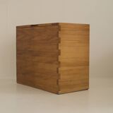 Large chest Maison Regain in solid pine Vintage Circa 1975