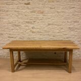 Large solid wood farmhouse table – country style