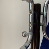 Chrome metal coat rack