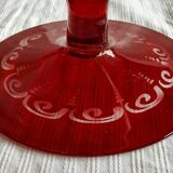 Bohemian crystal vase