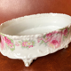 Old planter - Limoges porcelain with rose decoration - late nineteenth