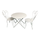 Garden furniture wrought iron folding year 50-60